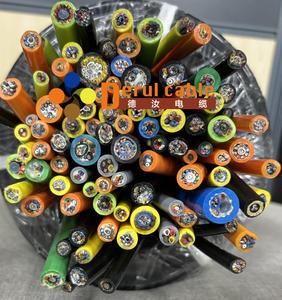 Custom Industrial Multicore Low Voltage Pipeline Inspection Sewer Camera Cable RS485 Data Transmission Wire Braided Shielding