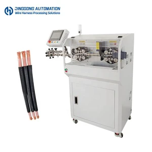 Automatic Large Cable Cutter Stripper Machine Touch Screen Wire Peeling Equipment for Industrial Power Cable Processing System