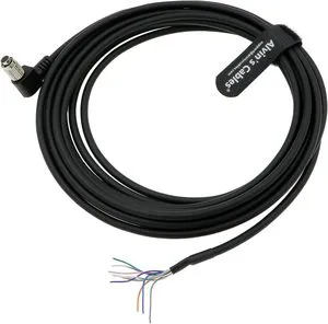 HR25-7TP-8S Industrial 8-Pin Female Right-Angle Open-End High-Flex IP67 23 AWG -25C~85C Cable IDS Allied Vision GigE DAHENG