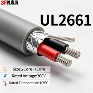 UL2661 Multi Core Cable PVC Insulated and Sheathed Flexible Control Cable