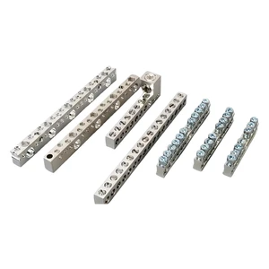 OEM Custom Aluminum Neutral Bar Terminal Connector Aluminum Alloy 6061-T6, 7075, 6063