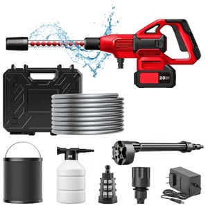 High Performance 200W Auto Car Wash Machine Automatic 21v Lithium Battery High Pressure Car Washing Machine for Car