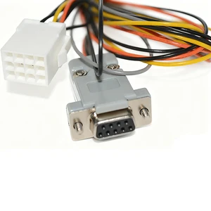 DB-9 Pin Cable Assemblies RS232 RS485 Custom Wiring Harness with 5559 4.2mm Pitch Female Connector for Electronic Power Control