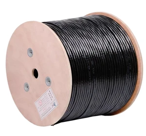 RTS Ready Stock Cat5e UTP Outdoor Ethernet Cable 305m Box Customizable Weather Resistant Cable Factory Direct