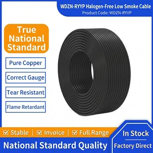 LSZH Shielded Control Cable WDZ-RYYP WDZN-RYYP Low Smoke Zero Halogen Flexible Copper Braided Screen Signal Wire