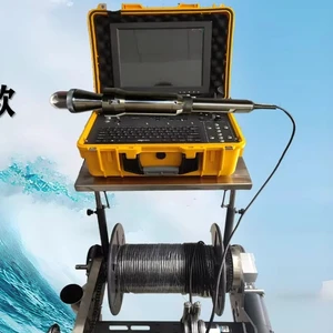 Hydrogeological Detection 304 Stainless Steel Material 80mm Spherical CCD Camera ABS Main Control Box 500m Night SD Card 1 Year
