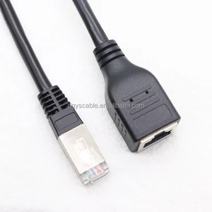 RJ45 8P8C Male to Female Extension Cable RJ45 Female Extension Cord for Telephone