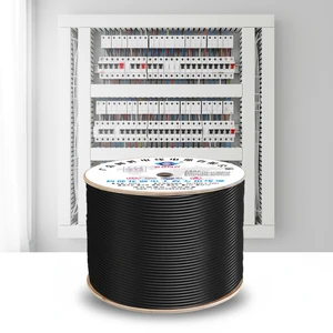 Outdoor Water-Blocking Six-Type Network Cable Unshielded Oxygen-Free Copper 0.58mm Eight-Core Twisted Pair CAT6 Project