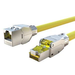 Custom Length 1m Till 20m Heavy Duty Cat8 Shielded RJ-45 High Speed Internet Extension Cable LAN Patch Cord ROHS/Reach/