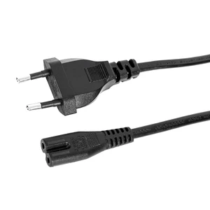 VDE Certified CEE IEC AC Power Cord 2.5A 250V European 2-Pin IP20 Rated XUZHAO Brand Cable for Home Appliance