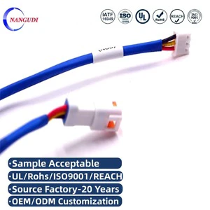 Custom Cable Assembly High Quality PVC/Nylon Jacket & Copper Conductors 220V for Automotive Light Bar and Electronics