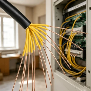 450/750V Multi-Core KVV Control Cable PVC Insulated Copper Core IP67 Rated for Control & Signal Transmission
