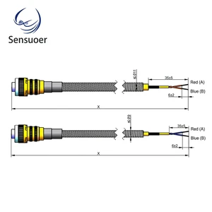 SSRdl Custom Communication Cables with Customized Connectors
