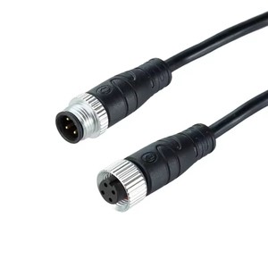 Factory 8Pin Male to RJ45 Cat6 Ethernet High Flexible M12 Connector Machine Vision Custom Industrial Camera Cable