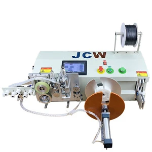 JCW-WB05 Smart Design Semi Automatic Wire Cutting Measuring Coiling Winding Cable Drum Rewinding Tying Machine