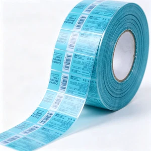 Custom Heat Shrink Label PVC PET Shrink Sleeve Shrink Wrap Label Roll for USB Data Cable Lithium Battery Packaging