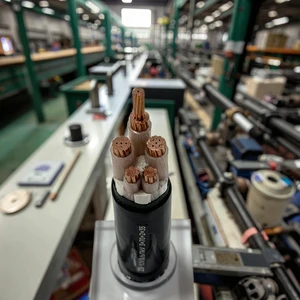 Flame Retardant Industrial Construction Power Cable ZB-YJV 4 Core 150mm Low Voltage PVC Jacket Underground Use