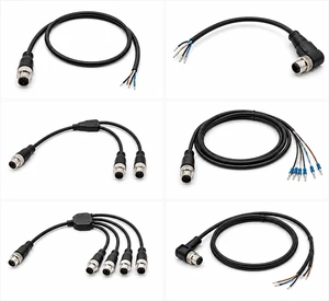 Custom M12 Sensor Cable Assembly for Industrial Automation Equipment