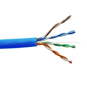 1Gbps Gigabit LAN Cable CAT 5 U UTP PVC CMR Ethernet Communication Cable 24AWG Copper Conductor for Industrial Outdoor Local