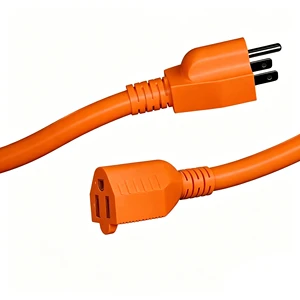 Orange 25 50 100 Ft Power Cords & Extension Cords Heavy Duty SJTW 12/3 Electrical Supplies for Industrial Workshop