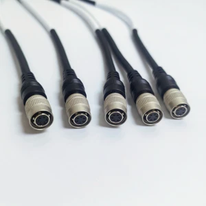 Custom Hirose 6 Pin Industrial Camera Trigger Cable HR10A-7p-6s Female Cable Molex Micro-Fit 3.0 Female Wire Harness
