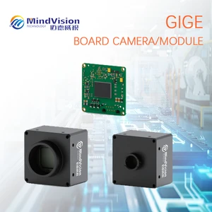 MindVision GigE Board Level Industrial Camera 1.3MP 91.5fps PYTHON Global Shutter to 20MP IMX183 1-inch Sensor PoE GenICam
