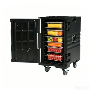 Commercial Front Loading Insulated Food Pan Carrier for Catering Kitchen Equipment Food Storage and Transport