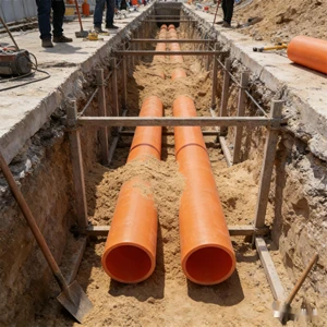 High Quality Durable HDPE Silicon Core Pipe High Pressure 50-Year Lifespan Optimal Protection Underground Telecom Optical Cable