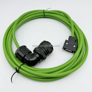 For Servo Driver Cable PLC Communication Cables MR-JHSCBL5M-L/H Drag Chain Harness Power Connector Cable MR-JHSCBL10M-L
