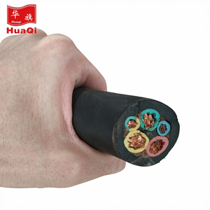 Huaqi YGTZ 3*25+2*10mm² Elevator Special Cable High Flexible Rubber Lift Cable