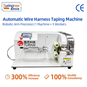 Turing TR-303XL Automatic Wire Harness Cable Taping Machine with Full/Point/Multi-Segment Wrapping 220V/110V Power Supply