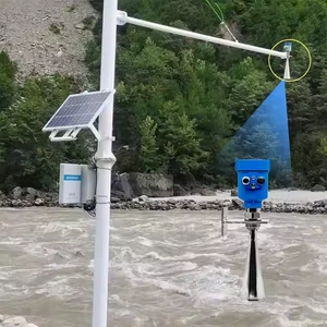 High Accuracy Water Level Meter Sensor Non-Contacting Open Channel River Bell Mouth radar Level Transmitter Sensor