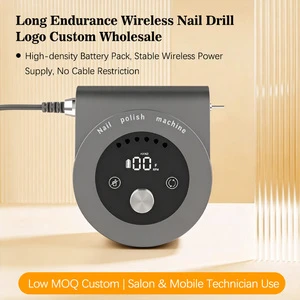 45000RPM High Speed Nail Drill Factory Custom Brushless Hidden Touch Screen Dual Control for Distributor