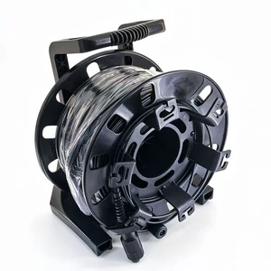 150 Meter Tactical Fiber Optic Cable Reel 2 Core Single Mode LC Patch Cable For Field Deployment