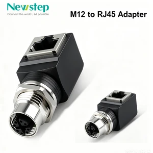 M12 X Coded To M12 X Coded 8 Pin Cat6A Industrial Ethernet Cable IP67 Shielded 10Gbps Patch Cord For Robot Automation Network