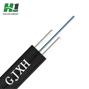 Huijue Drop Cable 2-Core Multi Mode/Single Mode Optical Fiber CE Certified Easy-Strip For FTTH/Indoor Networking Wiring