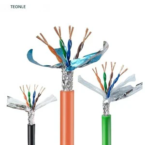 Hot Sale Cat6A UTP Ethernet Cable 23AWG 4PR 550MHz 10Gbps Oxygen-Free Copper CM Rated 305m Box For LAN Network