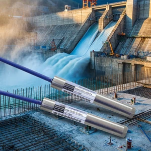Dam Seepage Monitoring Vibrating Wire Piezometer with Built-in Thermistor for Hydropower Pore Water Pressure IP68 Sensor