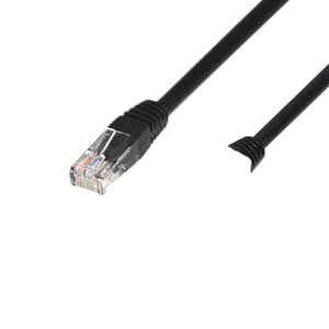 8P8C Ethernet Extension Cable Cat5e RJ45 Male to Female Shielded Stranded Copper PVC 1m LAN Network Patch Cord