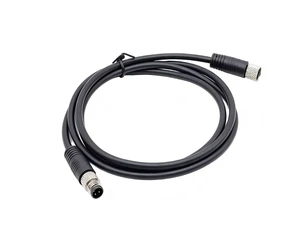Waterproof Connector 8Pin A Code Male to Female M12 Cable Custom IP67