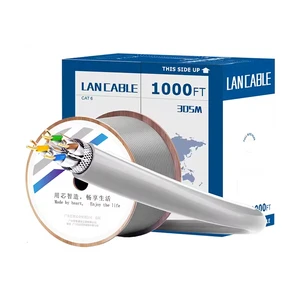 SIPU China Supplier 305m Ethernet Camera Cctv Cable 4 Pair Utp Network Cables Cat6 Cable