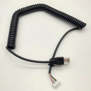 Overmolding Rj45 Plug to XHP Terminal Connector Extension Cable CAT5E Network Spring Wires