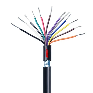 4 Core 22AWG PVC Cable 300V UL2405 Shielded Multi Core Copper Flexible Communication Control Cable
