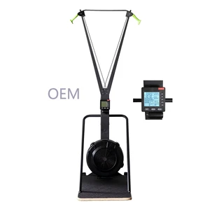 Professional Custom Air Resistance Ski Ergometer for High Volume Community Gym Durability Advanced System Precision