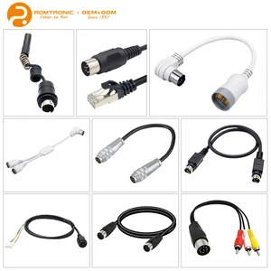 Custom OEM Aluminum DIN Cable 4 Pin 5 Pin 8 Pin Automotive Waterproof IP67 Truck Bus Industry CE RoHS Fast Delivery Made China