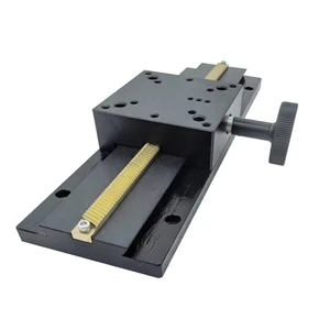 LWX40-L150 Manual XYZ Axis Linear Motion Stage 60*60X Dovetail Micrometer Motorized Aluminum Alloy Linear Guide Block Rail