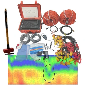 24 Channels Seismograph Cable Connected Seismic Survey System