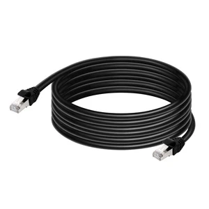 30m Black Cat6 Ethernet Cable Network Internet Cable with Rj45 Connector for Router Extension Patch Cable