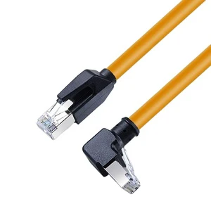 Cat8 Network Ethernet Cable up Down Left Right Angle 40 Gigabit Industria High Flexibility Drag Chain 8-core Twisted Pair Cable