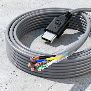 Industrial Automation and Construction Wiring Durable Copper Conductor Pvc Insulation Electrical Cables Rvv Rvvp Power Cables